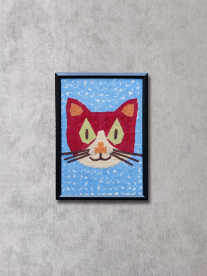 Red Cat Art Frame
